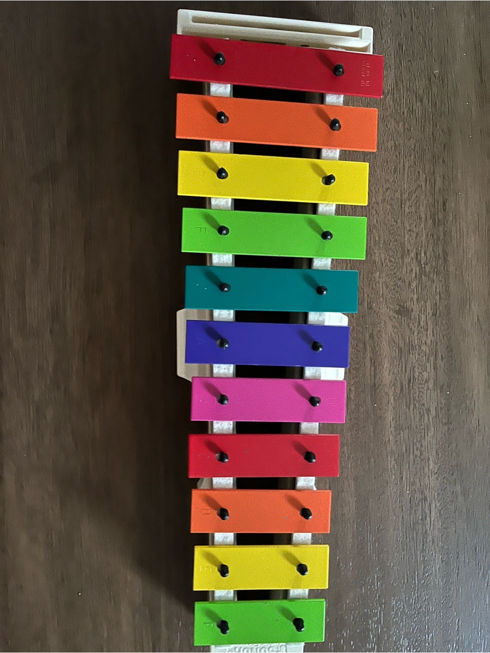 Colorful Rainbow Xylophone Bars - Multicolor